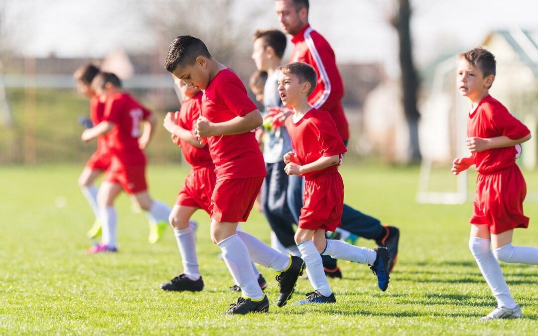 Football camp at Lake Achensee